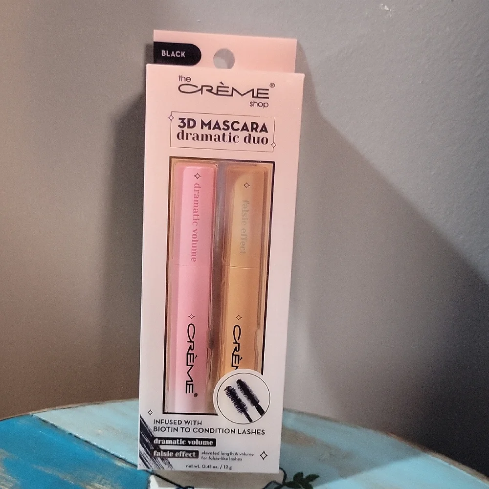 The Crème Shop 3D Mascara Dramatic Duo - Black and Pink